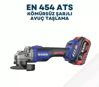EXEN EN 454 ATS Kömürsüz Şarjlı Avuç Taşlama